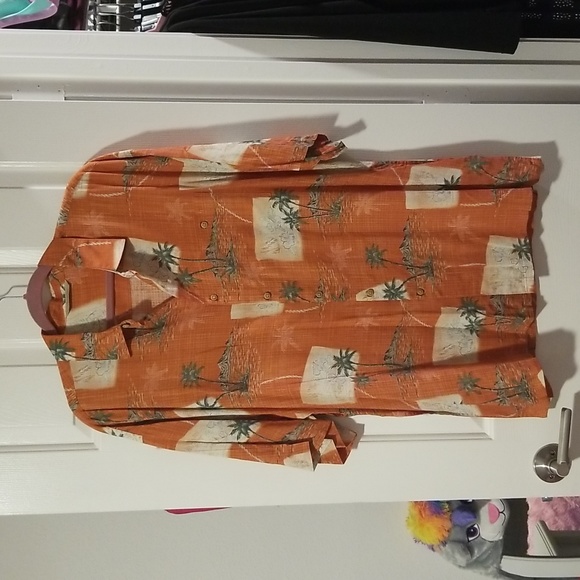🌴EUC~Paradise Collection Button Down Short Sleeve Shirt - Picture 12 of 14